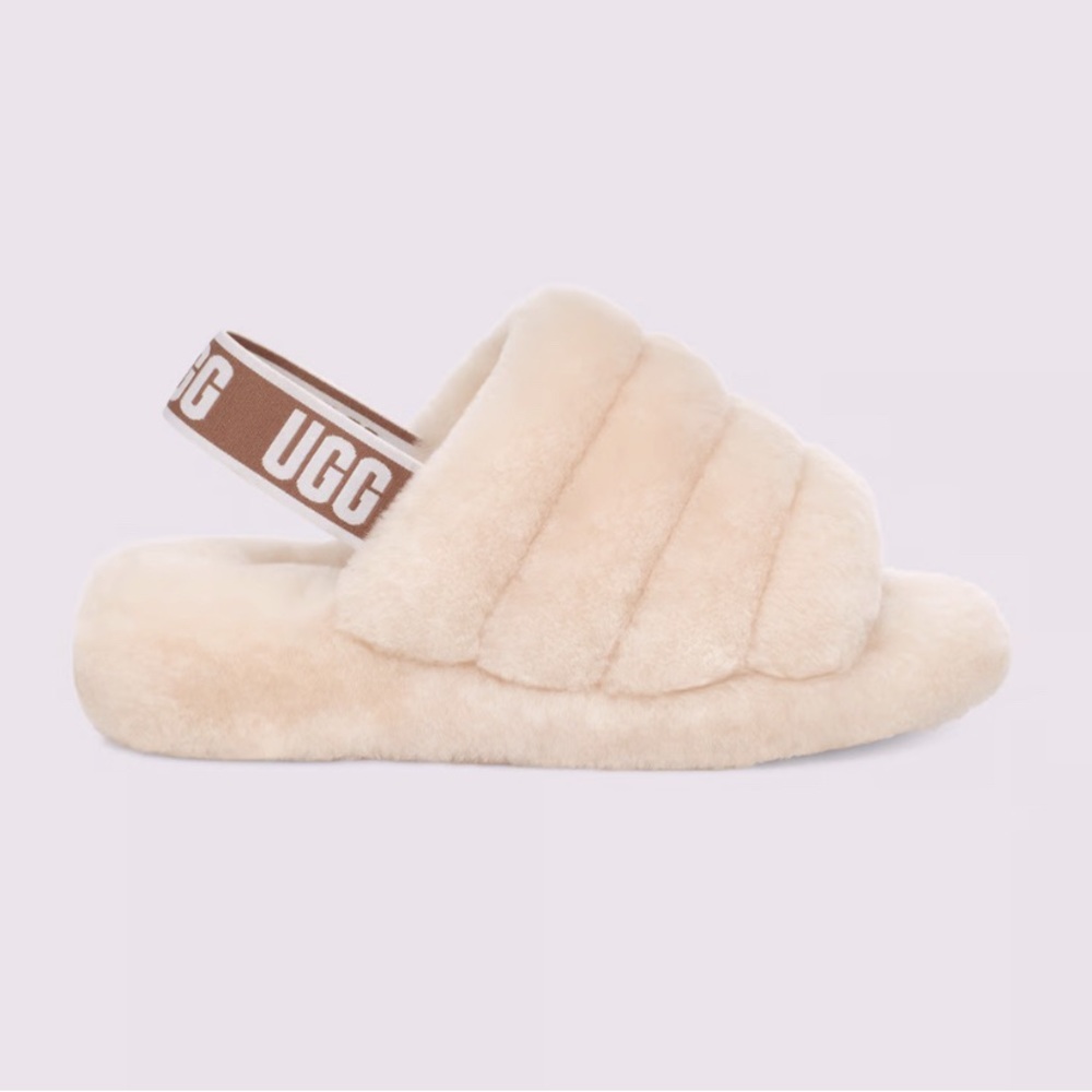 Ugg Fluff Yeah Slide in Natural